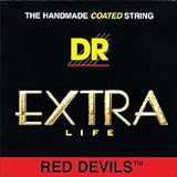 DR Strings RED DEVILS  - EXTRA-Life Red Coated Bass 45-105