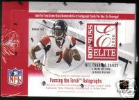 2006 Donruss Elite Football Cards Unopened Hobby Box (20 packs per box, 5 cards per pack) -2 Autographs or Memorabilia Cards Per Box - Look for rookies of Reggie Bush, Matt Leinart, Jay Cutler, Vince Young, and more!!