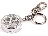 Die-cast Model Lamborghini Gallardo Wheel Keychain ( scale in Silver)