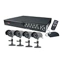 Q-see 4Channel DVR with 250GB HDD & 4 CMOS Cameras