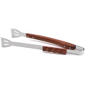 Charcoal Companion CC1112 Vineyard Rosewood Tongs by 