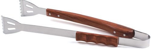 Charcoal Companion Vineyard Rosewood Grilling Tongs