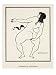 Bathyllus Posturing, Illustration from The Sixth Satire of Juvenal, 1896 Giclee Poster Print by Aubrey Beardsley, 12x16
