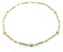 18k Yellow Gold Station Charm Necklace w/ Diamonds (.44ctw, G, VS) by Diana Heimann