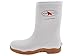 RUGGED SHARK Men's Great White Fishing Boots, Waterproof Deck Boots, Comfortable No-Slip Sole, White, Men's Size 11M