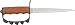 Combat Ready 1917 Trench Knife with Leather Belt Sheath
