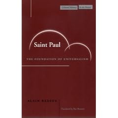 Saint Paul: The Foundation of Universalism (Cultural Memory in the Present)