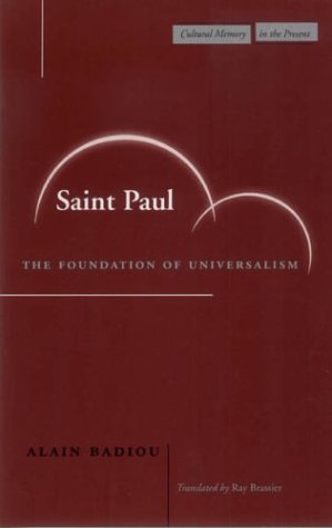 Saint Paul: The Foundation of Universalism (Cultural Memory in the Present) under Paul in The Books Store