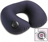 Lewis N. Clark Adjustable On Air Lumbar Pillow, Blue