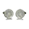 PC16 Pewter Fishing Reel Cufflinks