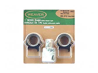 Weaver Top Mount Ring 1 Med Gloss