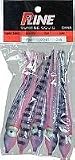 P-Line Sunrise Squid 4 1/2" 5per pk Purple Pink Clear /Black Stripe #SQ45-248