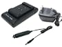 Sharp VL-E780U Camcorder Battery Charger - TechFuel&reg; AC & DC Compatible Desktop Battery Charger