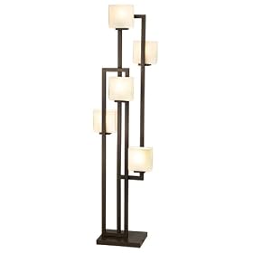 Possini Euro Lighting on the Square 5-Light Floor Lamp