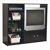 27 Entertainment Center in Black Finish By Ameriwood Furniture