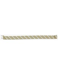 11mm 14k Panther Style Bracelet 7"