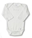 clothes moths:SwaddleDesigns Long Sleeve Bodysuit - White with Pastel Dots