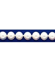 14k Yellow Gold 6.5-7mm White Akoya Saltwater Cultured Pearl Bracelet