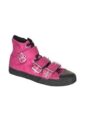 Men'S Canvas 3 Buckle Strap High Top Sneaker