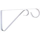 National Hardware V2653 6-Inch Plant Bracket, White