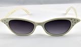 50s Pinup Rockabilly Sunglasses Rhinestone Cosplay Anime