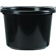 Miller Mfg. P8BLACK 8 Quart Poly Bucket