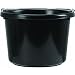 Miller Mfg. P8BLACK 8 Quart Poly Bucket