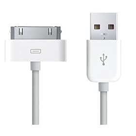 Brand New White USB Data Sync Transfer Cable for iPod Nano, Touch, Classic, i...