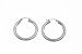 9ct White Gold UER 010W Ladies Hoop Earrings