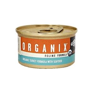 Castor & Pollux Organic Canned Cat Food Turkey Chicken Seafood — 3 oz