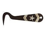 Brown Steel Hoof Pick Star Motif