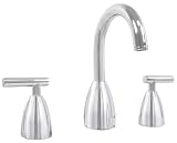 Price Pfister 049NC00 Contempra Double-Handle Widespread Lavatory Faucet with Pop-Up, Chrome