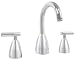 Price Pfister 049NC00 Contempra Double-Handle Widespread Lavatory Faucet with Pop-Up, Chrome