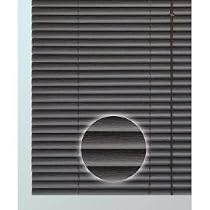BLACK WOOD EFFECT / WOODGRAIN PVC venetian blind blinds 120cm wide x 160cm