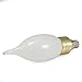 Hyperikon LED Candle 3-Watt (30-Watt), Flame Tip Chandelier Bulb, Gold Housing, Candelabra Base (E12), 2700K (Warm Glow, Frosted Cover, 340°-Beam Angle, Dimmable, UL-Listed