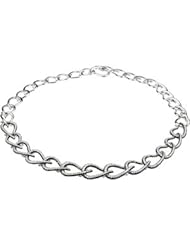14K Gold 9 With Rhodium Black And White Diamond Necklace