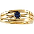 14K Yellow or White Gold Mother's Ring - 1 Stone