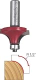 Freud 34-126 1/2-Inch Radius Rounding Over Bit with 1/2-Inch Shank