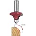 Freud 34-126 Quadra- Cut 1/2-Inch Radius Rounding Over Bit with 1/2-Inch Shank