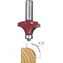 Freud 34-126 Quadra- Cut 1/2-Inch Radius Rounding Over Bit with 1/2-Inch Shank