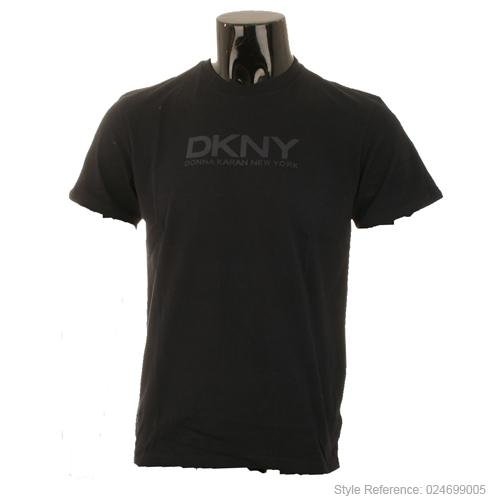 DKNY Navy Pure Cotton Tee Shirt Size Large