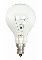 60 Watt A15 Incandescent Light Bulb / Intermediate Base (E17 Base) / Clear / Replacement Ceiling Fan Light Bulb