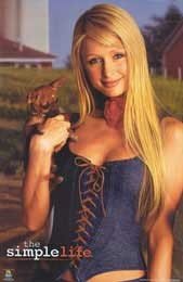 Art Poster Print - The Simple Life - Paris Hilton - Artist: unknown- Poster Size: 22 X 34