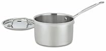 Cuisinart Multiclad Pro Stainless 3-Quart Saucepan with Cover