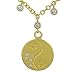 Matte Disc Pendant with Flush/Bezel Diamonds .19cttw