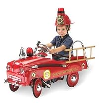 Morgan Cycle Red Rescue Fire Engine Pedal Car