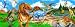 FLOOR PUZZLE LAND OF DINOSAURS