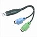 PS/2 to USB Adapter Cable, USB 1.1 and 2.0 Compatible, 9-1/2"