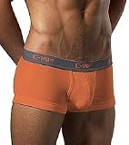 C-IN2 Orange Lo No Show Army Trunk 1023-ORG