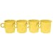 Fiesta Sunflower 453 10-1/4-Ounce Mugs, Set of 4